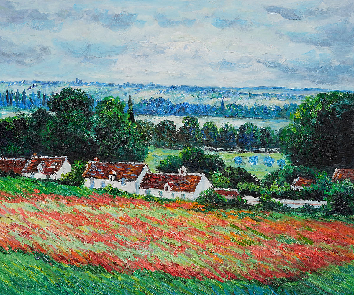 Field of Poppies, Giverny by Claude Monet